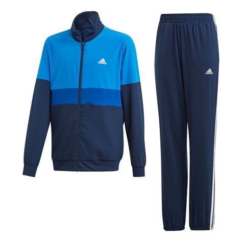 trainingsanzug adidas blauw|Blaue Trainingsanzüge .